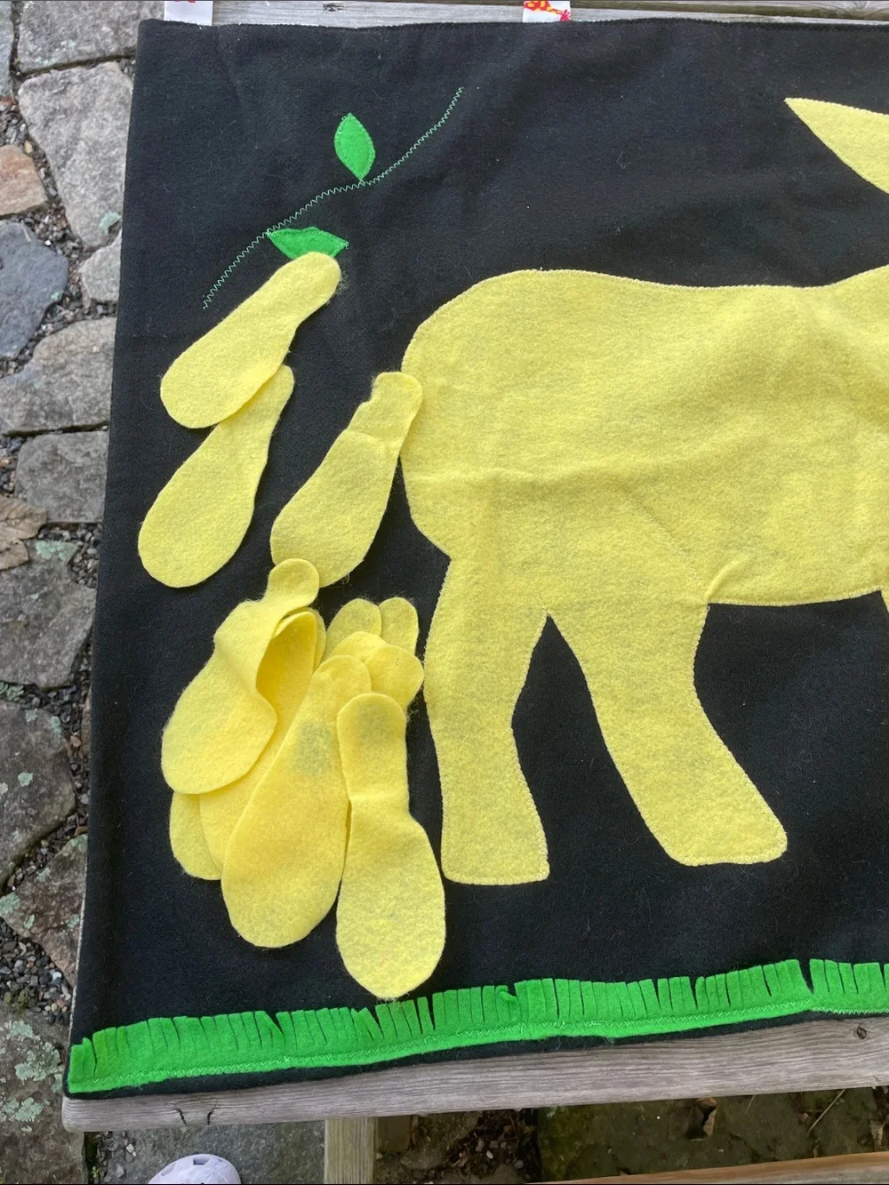 None handcrafted yellow
